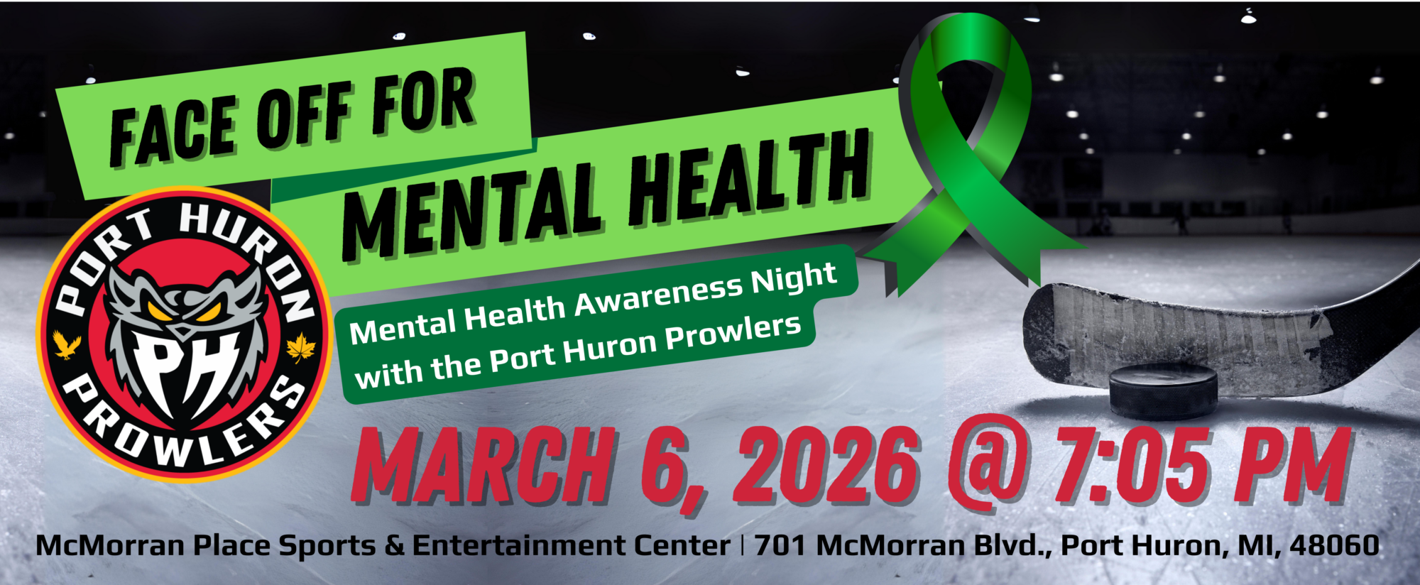 Face off For Mental Health. Mental Health Awareness Night